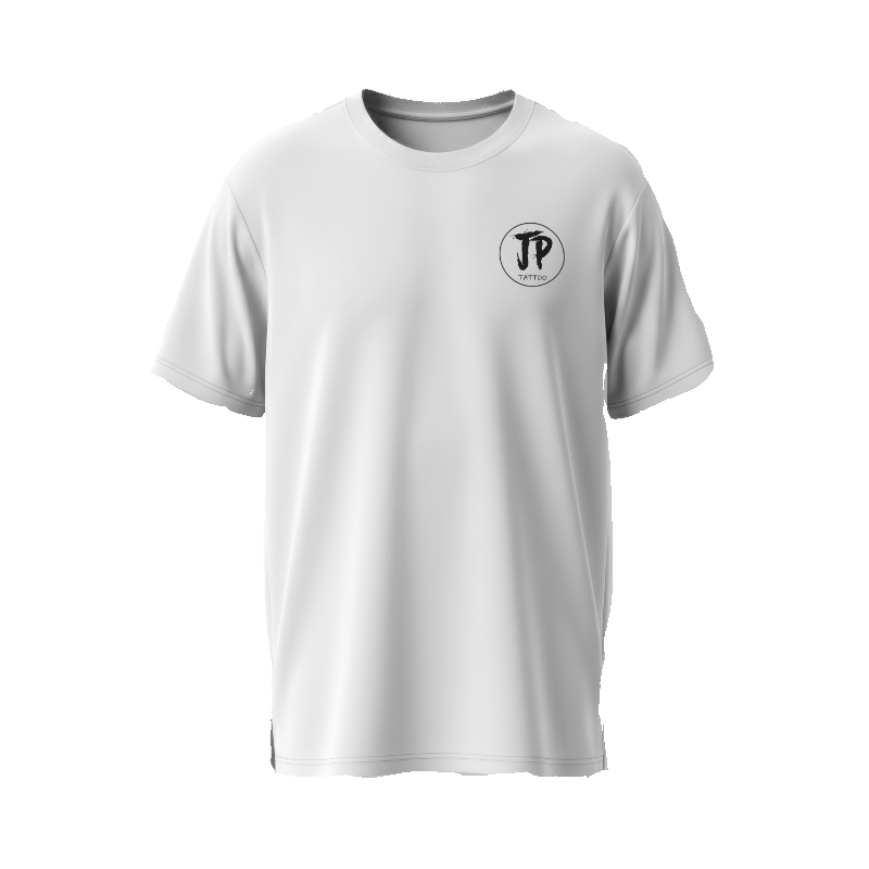 Mockup frente - logo circular - branca